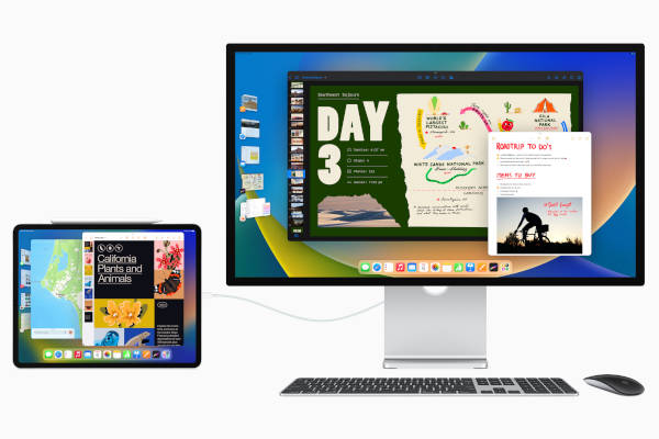 iPadOS16 External Displays, Image/Apple