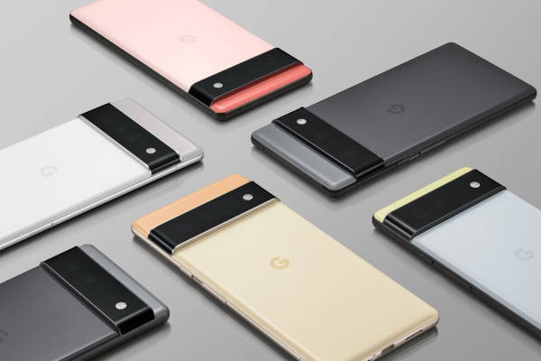 Google's New Pixel 6 and Pixel 6 Pro smartphones, Image/Google