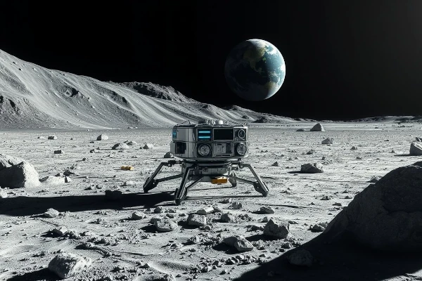 Robotic Commercial Moon Landing