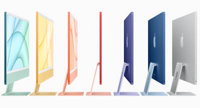 Apple's New iMac Colors, Image/Apple