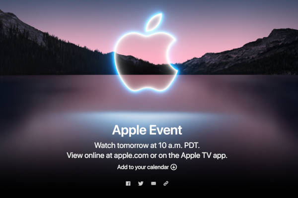 Apple's 'California Streaming' event, Image/Apple