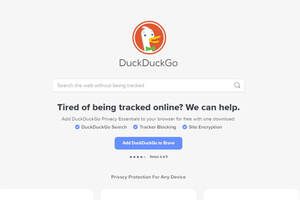 DuckDuckGo Search Engine, Screen Capture/DuckDuckGo