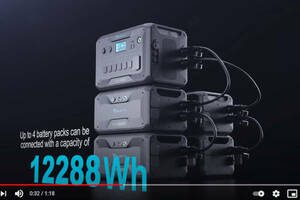 Bluetti AC300 a Powerful and Customizable Off-Grid Power System, Screen capture/YouTube